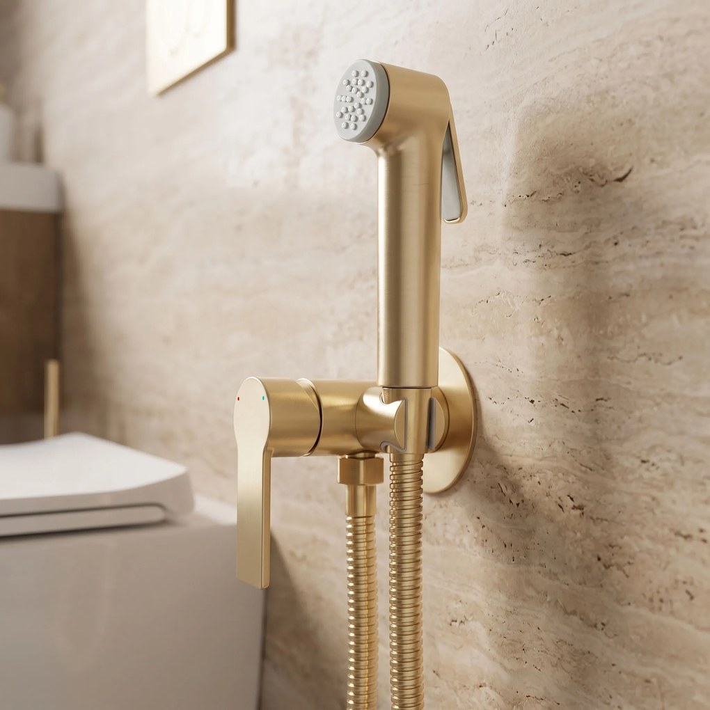 Смесител за биде Rea Argus Brush Gold