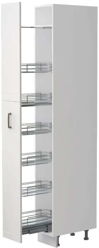 Подов шкаф Висок Tahoma K23-30-1KZ-Karudi - White matte
