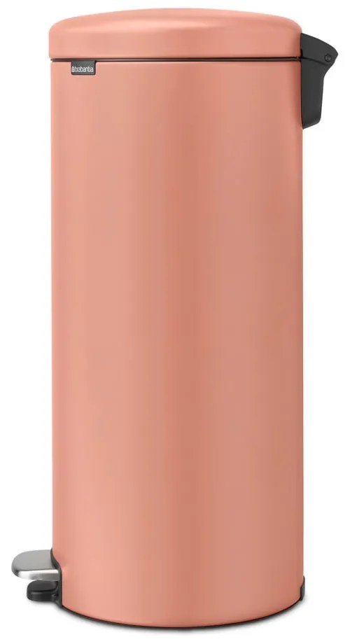 Стоманено кошче за боклук с педал в цвят сьомга 30 l NewIcon – Brabantia