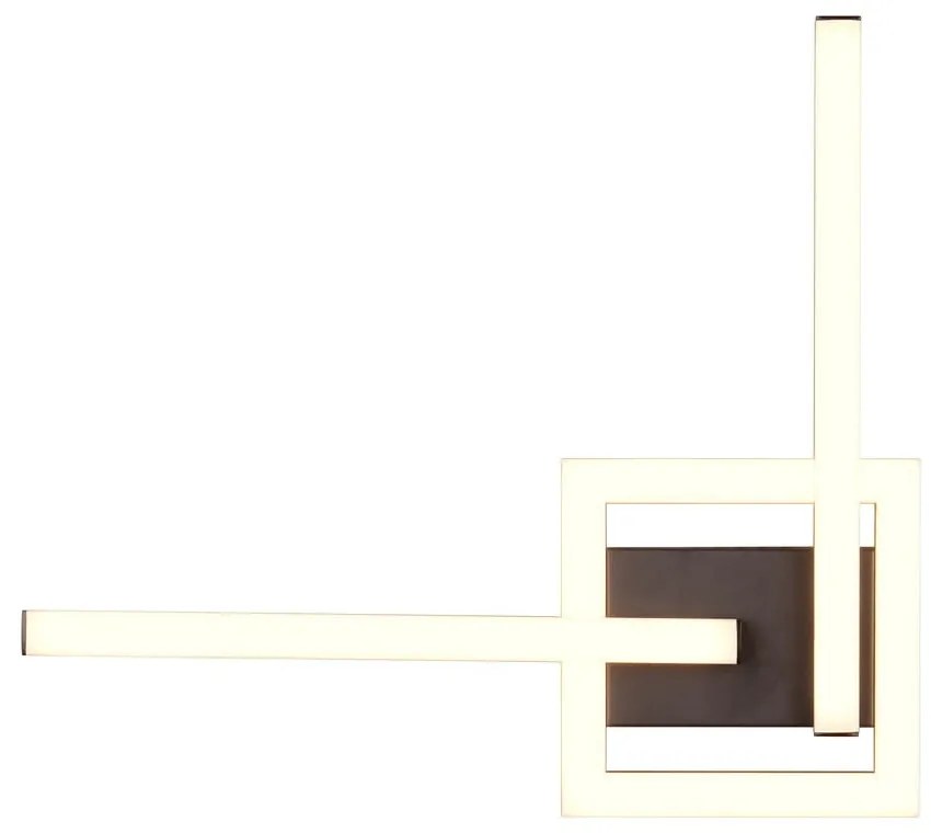 Черна LED светлина за таван 16x54 cm Viale - Trio