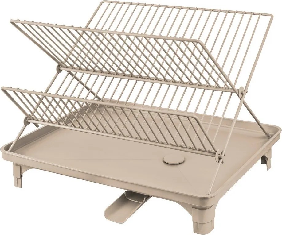 Бежова двуетажна тавичка за оттичане 42x29 cm Dry-It – Mette Ditmer Denmark