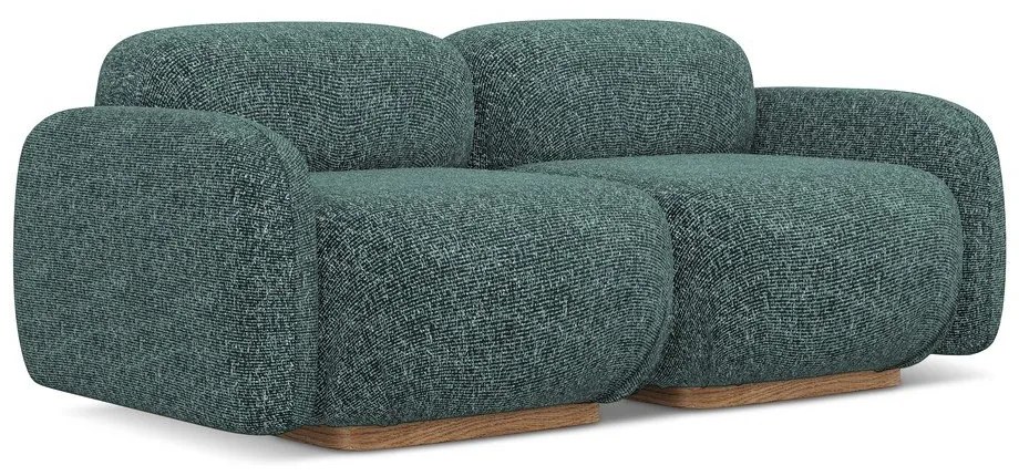 Тюркоазен модулен диван 190 cm Ailani – Makamii