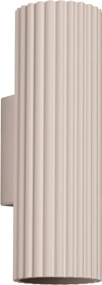 Кафяво-сива метална стенна лампа ø 6,5 cm Gleam – Sollux