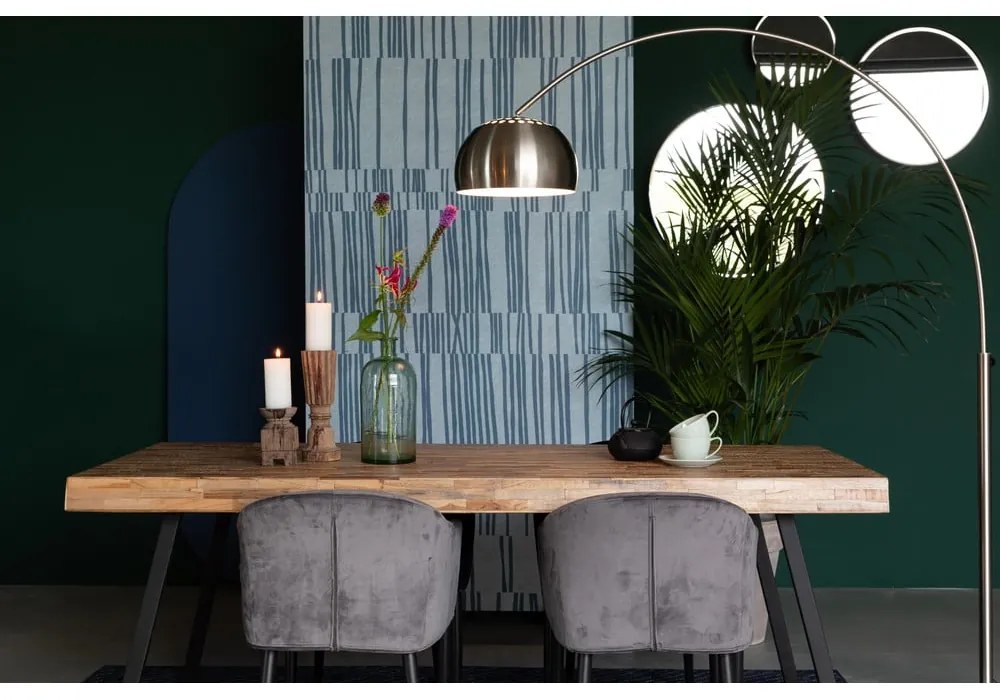 Трапезна маса от тиково дърво 100x220 cm Suri - White Label