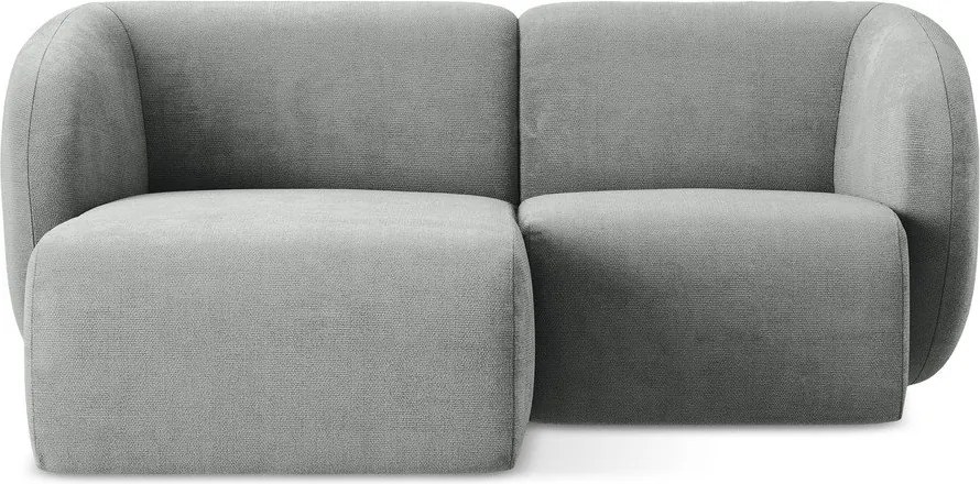 Сив шенилов ъглов диван (ляв ъгъл) Lani – Makamii