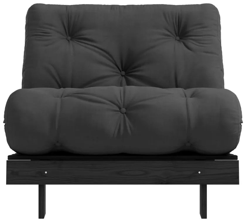 Тъмносиво кресло Roots Black Night – Karup Design