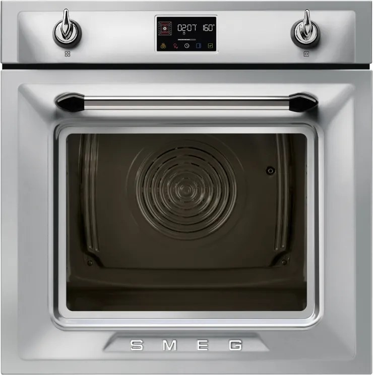 Фурна за вграждане Smeg SOP6902S2PX, 3000W, 68 л, Клас A++, 12 функции и 5 нива на готвене, Готвене чрез Комбинирана пара, Самопочистване, Таймер, 30-280C, Инокс