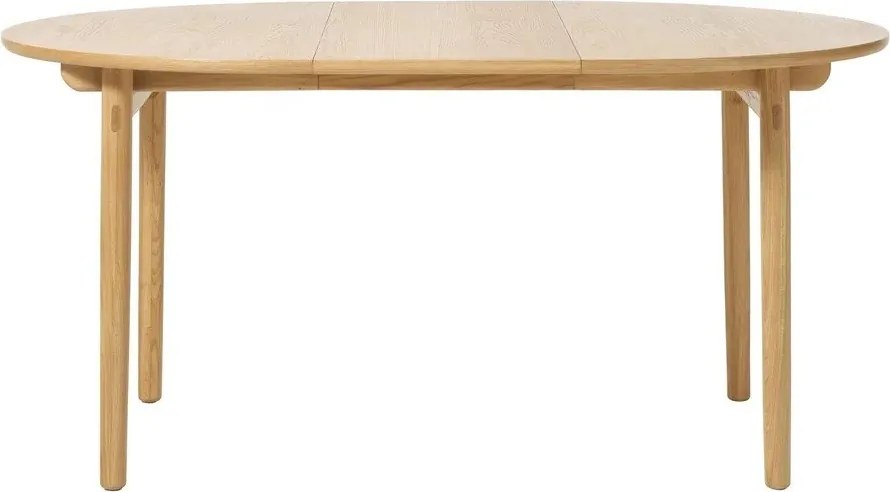 Кръгла сгъваема маса за хранене от дъб ø 120 cm Carno - Unique Furniture