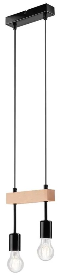 Полилей на кабел ORAZIO 2xE27/60W/230V