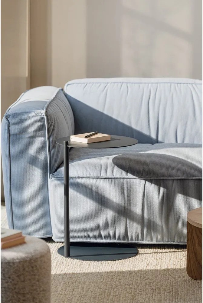 Стоманена кръгла странична масичка 41x40 cm Ande – noo.ma