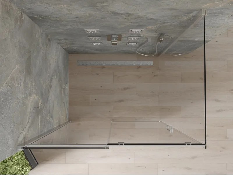 Mexen Omega плъзгаща се душ кабина 120 x 90 см, прозрачна, хром - 825-120-090-01-00