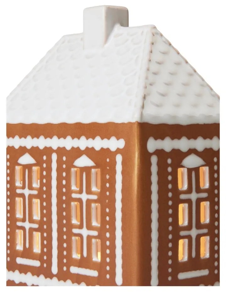 Керамичен свещник за чаена свещ Gingerbread Lighthouse – Kähler Design