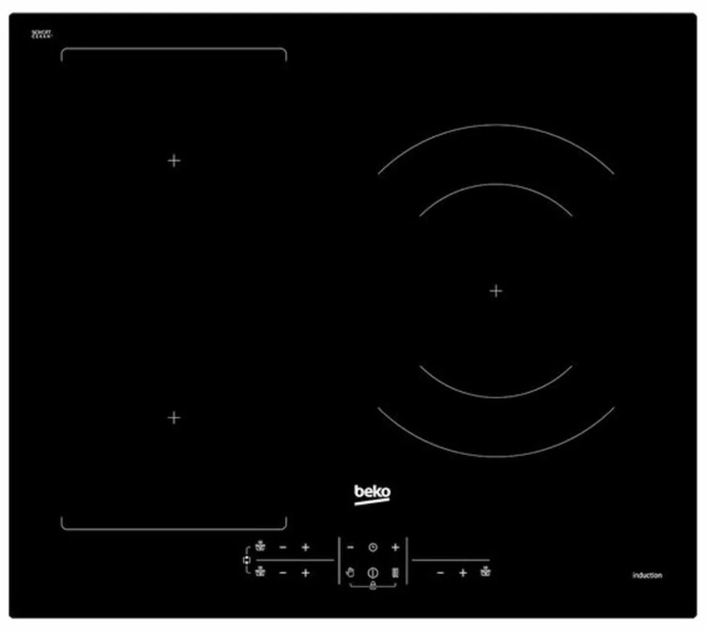 Индукционен Котлон BEKO 8690842385469 60 cm 60 cm 7200 W 200 W