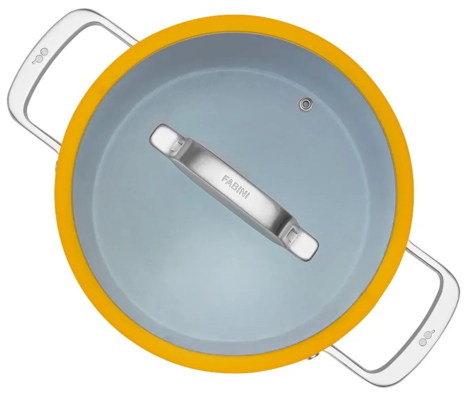 Гърне с капак/с керамично покритие подходящо за индукционен котлон 5,5 l Meda 3.0 – FABINI