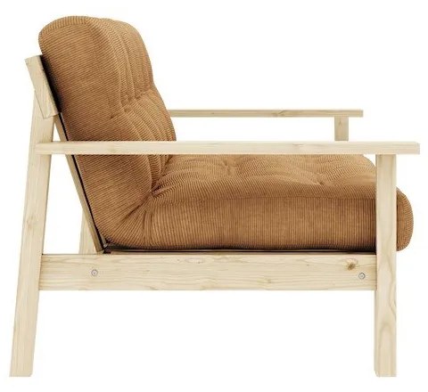 Кафяв разтегателен диван 218 cm Unwind - Karup Design