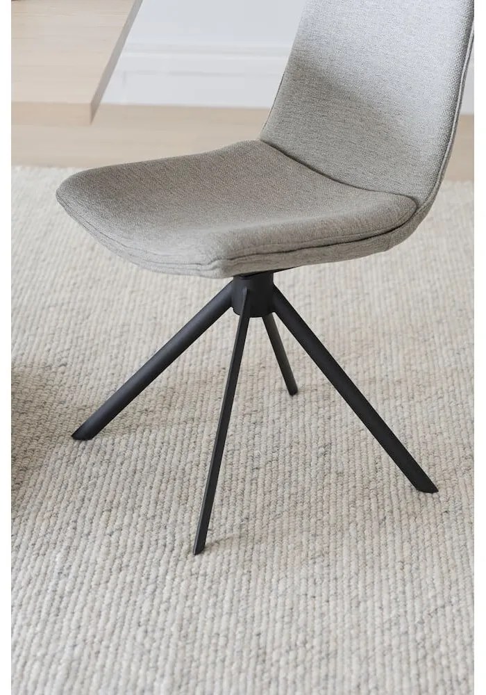 Бежови въртящи се трапезни столове в комплект от 2 броя Lowell - Rowico