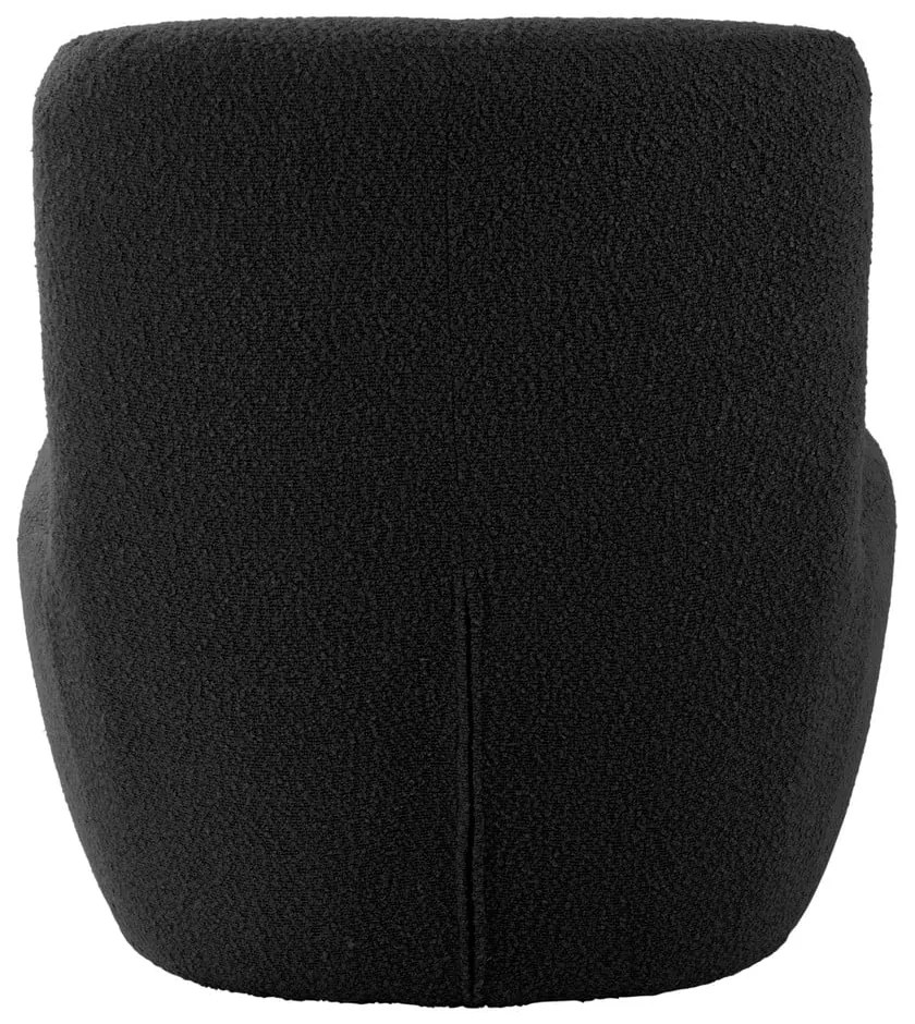 Черно кресло от плат букле Ada – Leitmotiv