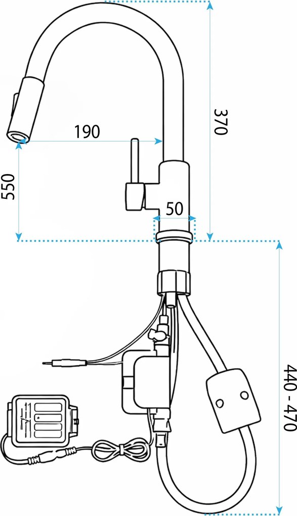 Смесител за кухня Rea Fresh Touch Brush Gold
