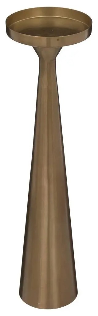 Свещник atmosphera Le Collectionneur, Метал, Златен, 41 cm