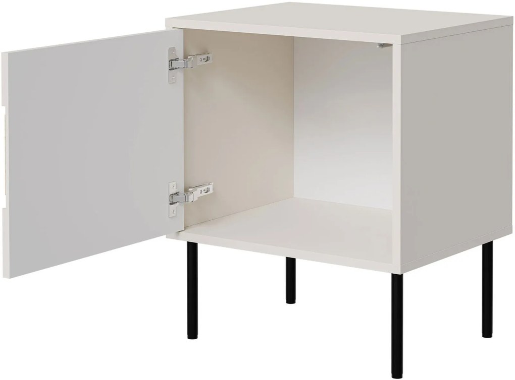 Нощно шкафче Inserto 1D-Черно