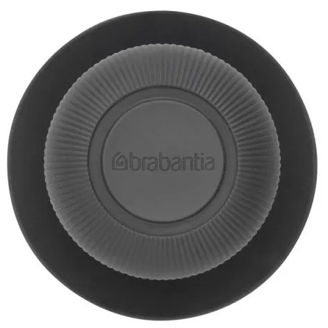 Дозатор за течен сапун с четка за миене на съдове Brabantia Sinkside 1003317, 100 мл, Полиестерни четчици, Поставка, Тъмносив
