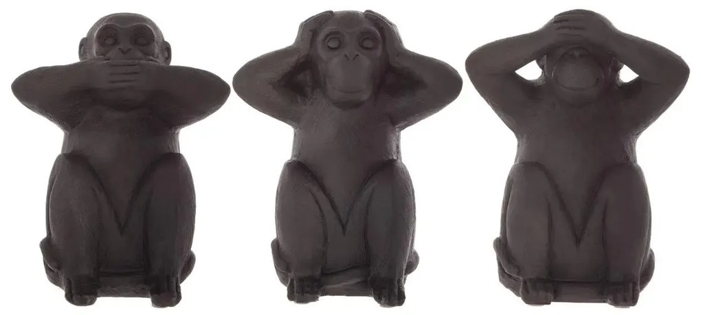 Декоративна фигура atmosphera Wisdom, Смола, 23 cm, 3 бр