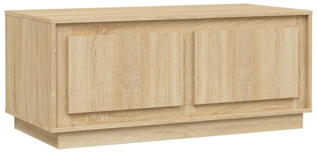 819879 vidaXL Кафе маса, дъб сонома, 102x50x44 см, инженерно дърво