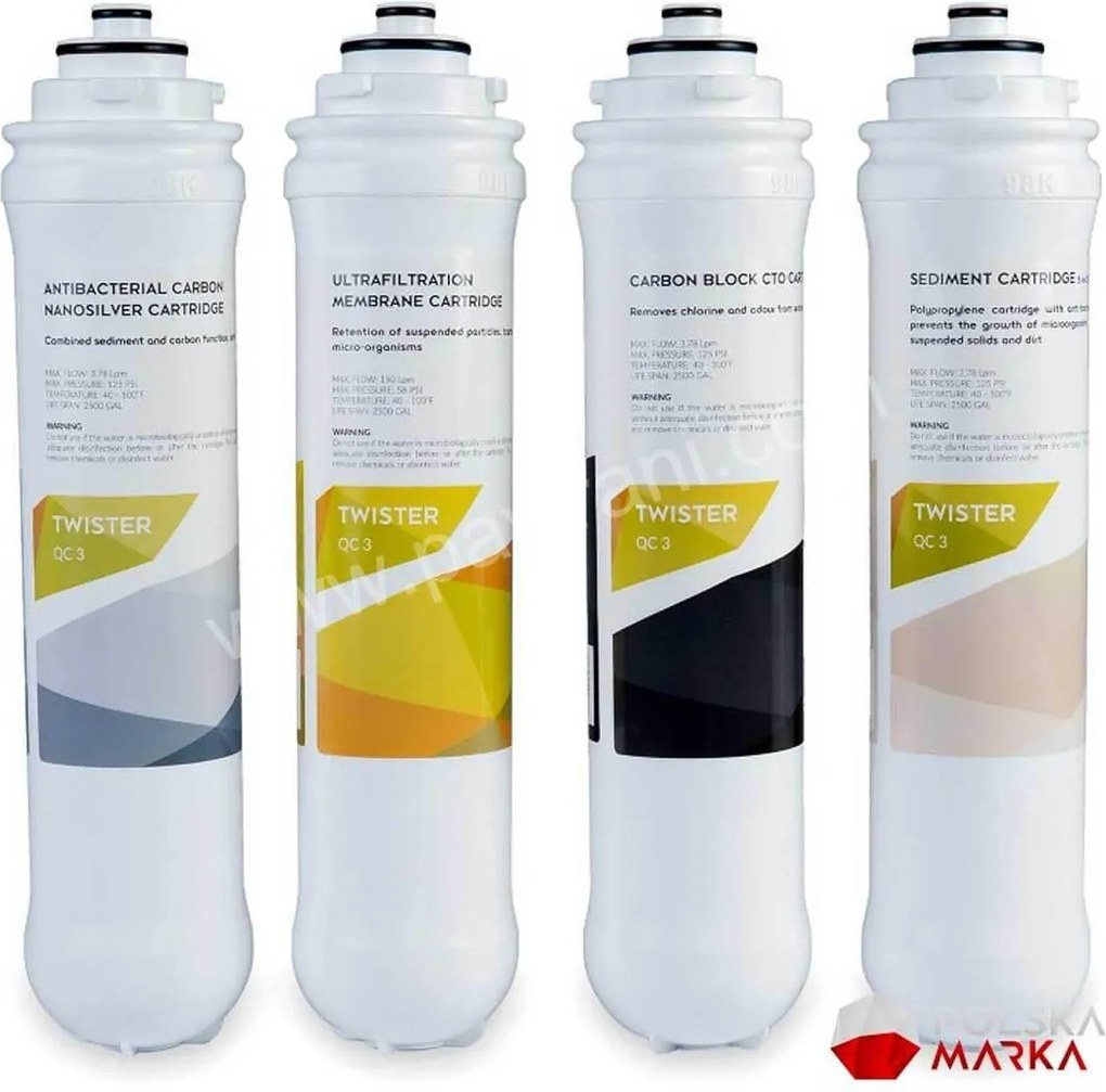 Комплект филтри и мембрана за Ecoperla Twister