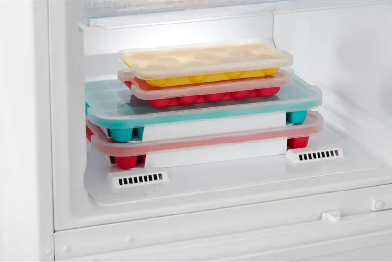 Форма за лед с капак Lekue 1009042, 22х11х2.3 см, 11 Делфина, -40 +60°C, Син