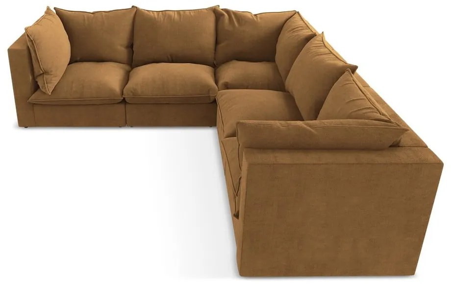 Теракотен ъглов диван Manao – Makamii