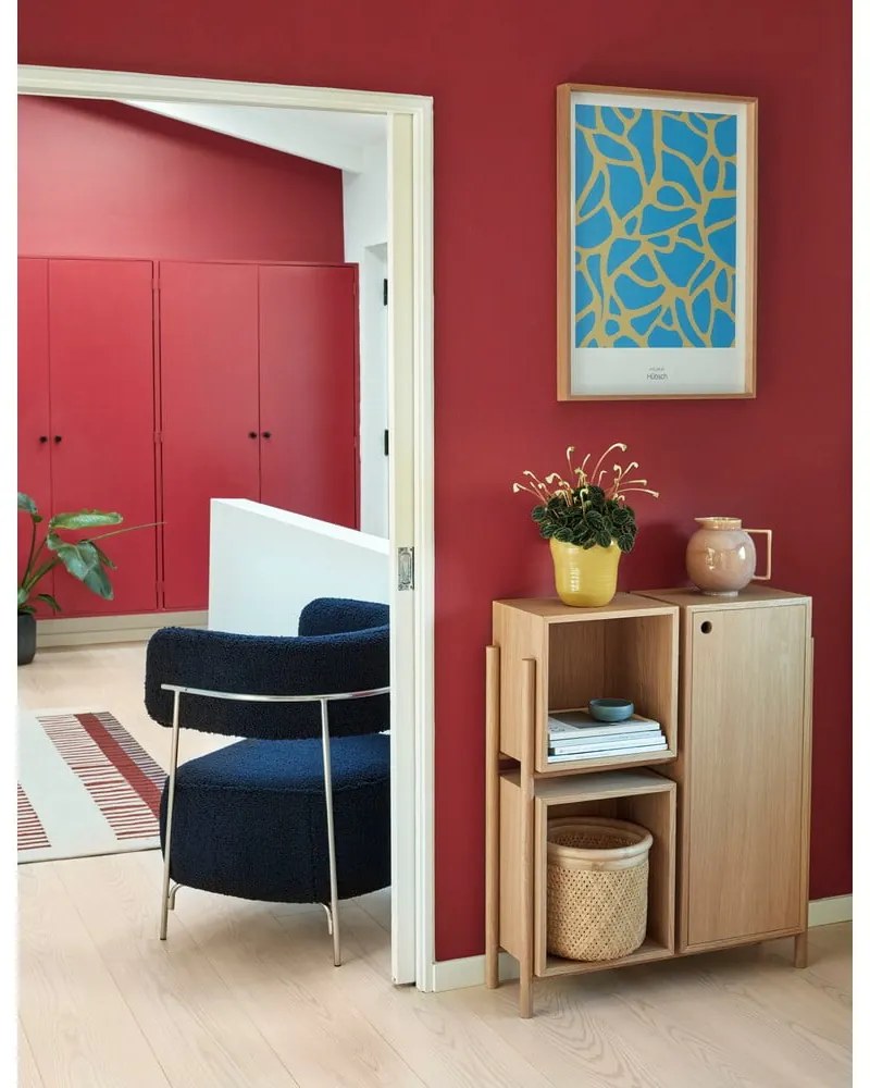 Комплект от 2 жълти керамични саксии Tina - Hübsch