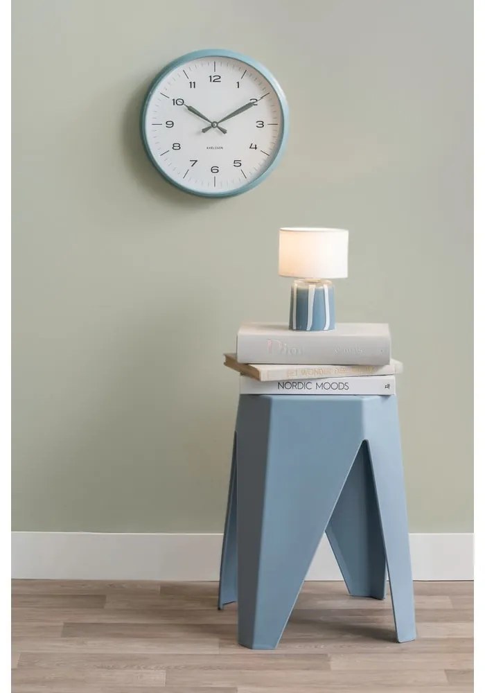 Синя метална LED настолна лампа (височина 20 cm) Verano LED – Leitmotiv