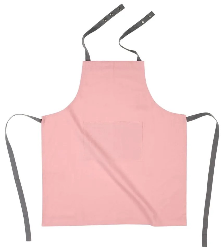 Светлорозова памучна кухненска престилка - Tiseco Home Studio