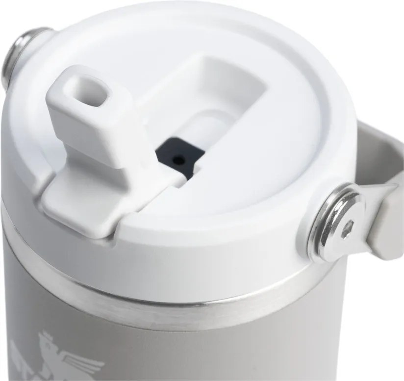 Светлосив термос от неръждаема стомана 410 ml IceFlow™ Flip Straw 2.0 Tumbler Ash – Stanley