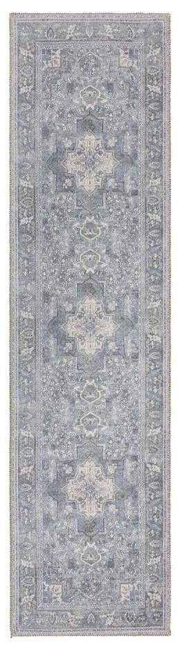 Зелена пътека със смес от рециклирани влакна подходяща за пране 60x230 cm Windsor – Flair Rugs