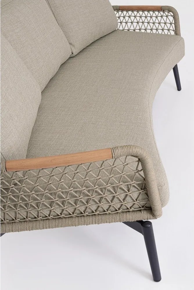 Светлокафяв градински диван от масивна акация Eulero – Bizzotto