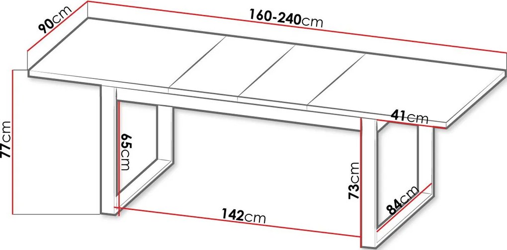 Маса Lamelo extendable