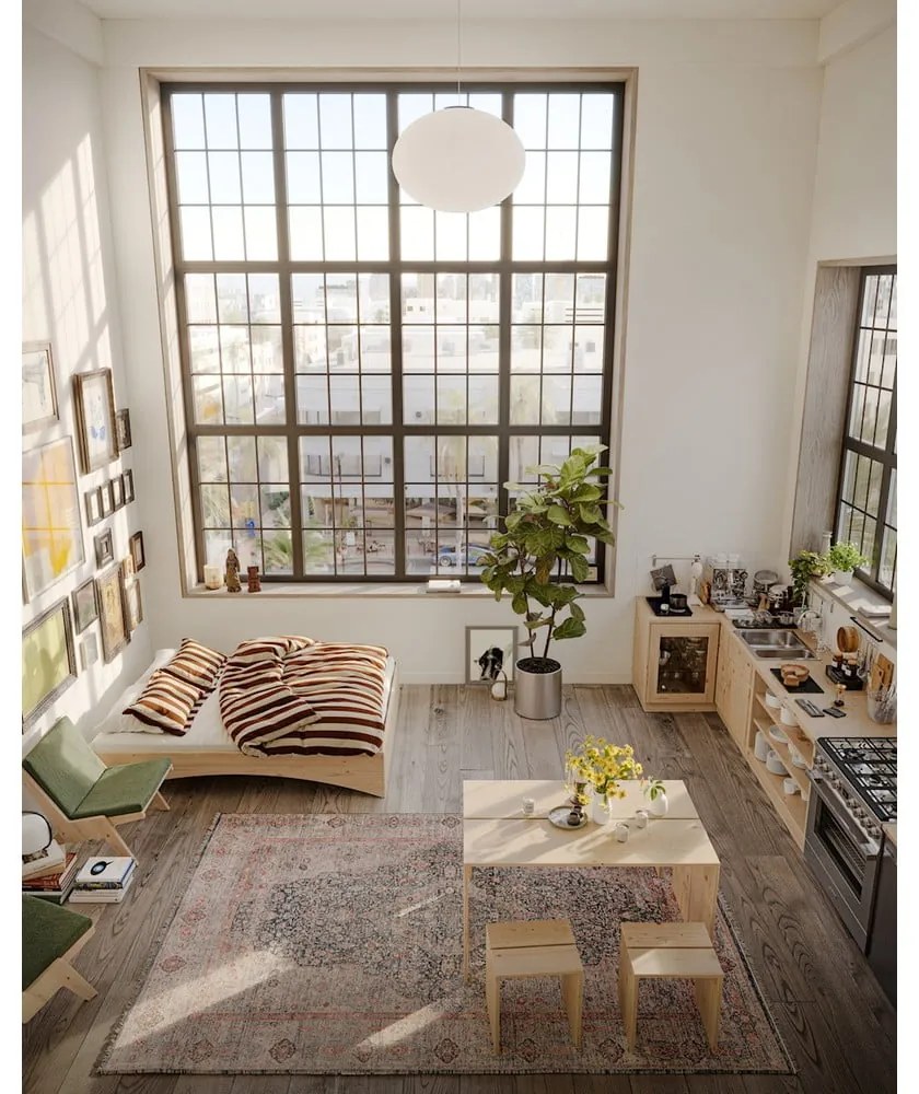 Стол от масивен бор в естествен цвят Join-In – Karup Design