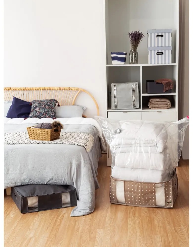 Картонени кутии за съхранение с капак в комплект от 2 броя Stripes - Compactor