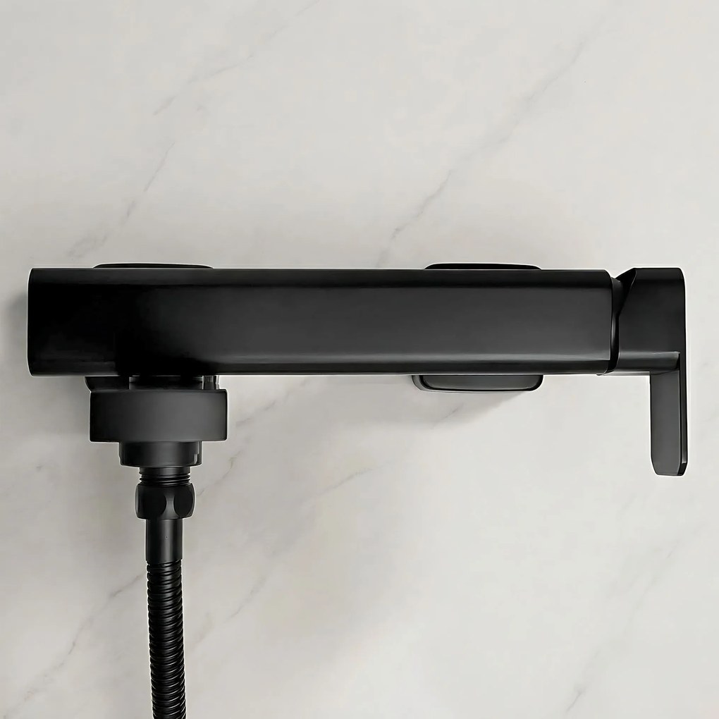 Смесител за вана Rea Arlo Black