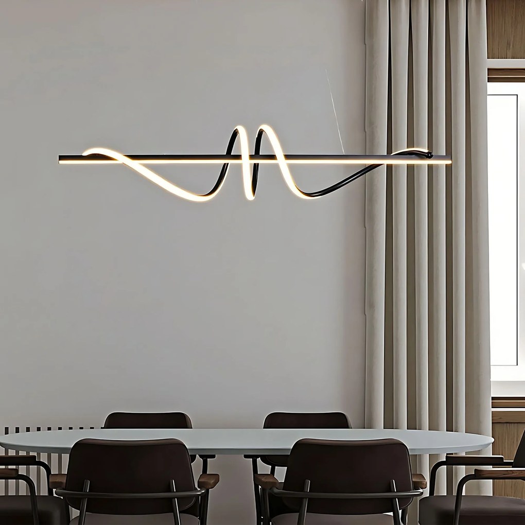 Lampa wisząca LHJ023-CP 120 cm BLACK