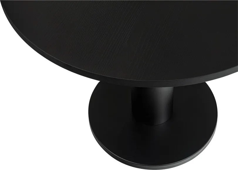 Кръгла трапезна маса с дъбов плот ø 65 cm Sool – noo.ma