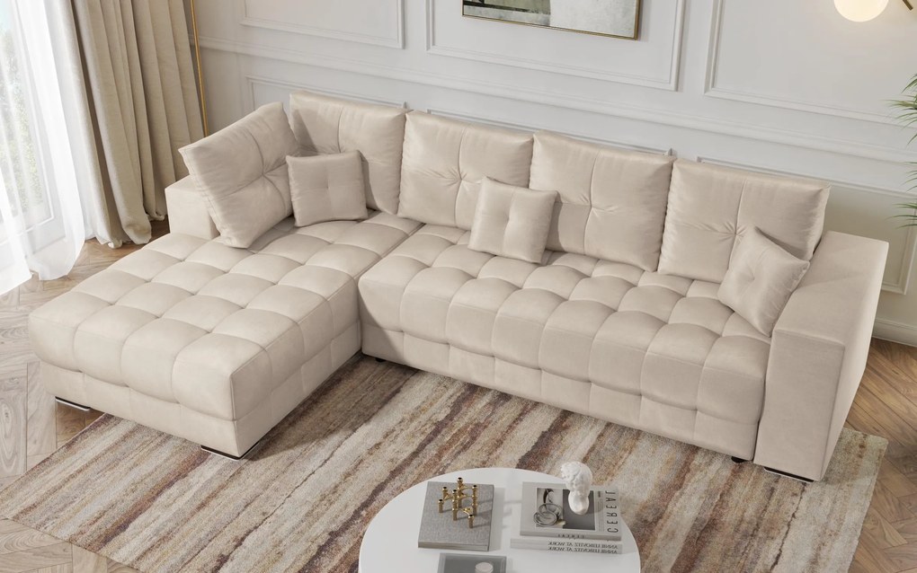 Разтегателен ъглов диван Никсън