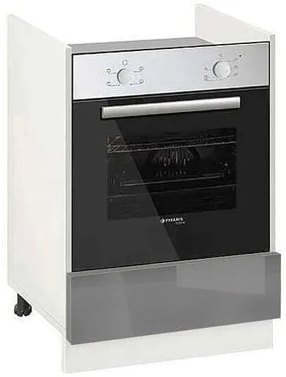 Шкаф за фурна Глосмакс 601Ф (60см) Бял