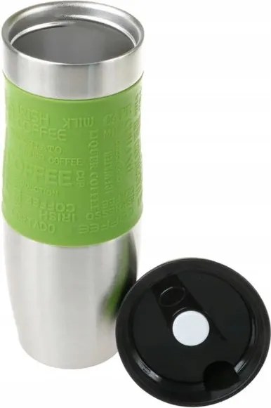 Термочаша zilner zl 4312, 480 мл, двойни стени, силиконова обвивка, неръждаема стомана, различни цветове