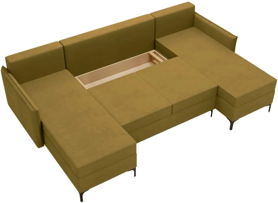 Ъглов диван Leon U-Gkri