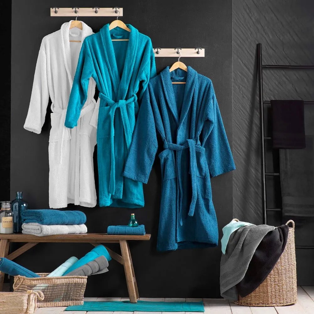 Бяла памучна хавлия размер M Tendresse – douceur d'intérieur