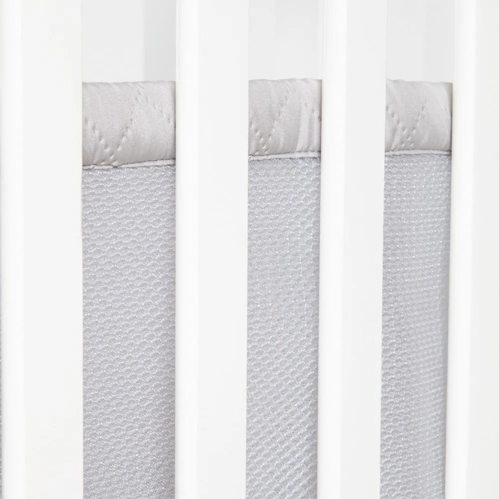 Бяло детско креватче 90x45 cm – Roba