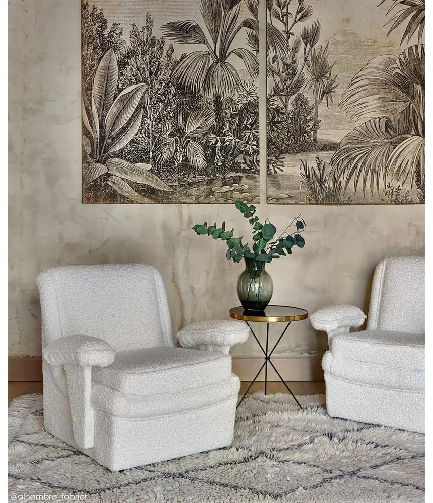 Кремав ръчно изработен вълнен килим подходящ за пране 200x300 cm Berber Soul – Lorena Canals