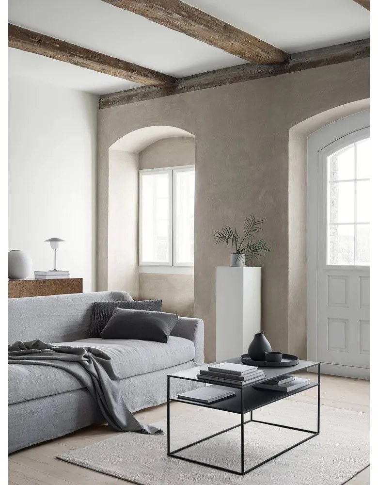 Черна метална маса за кафе 50x90 cm Fera - Blomus